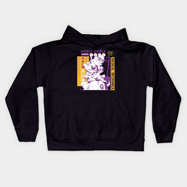 FLCL Haruhara Kids Hoodie by paisdelasmaquinas